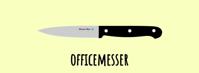 officemesser wofuer grundausstattung