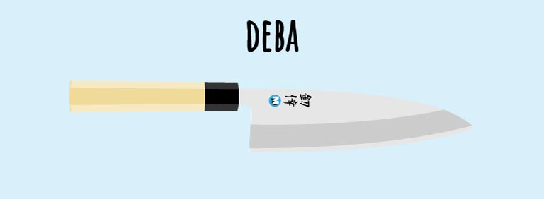 deba japanische messer