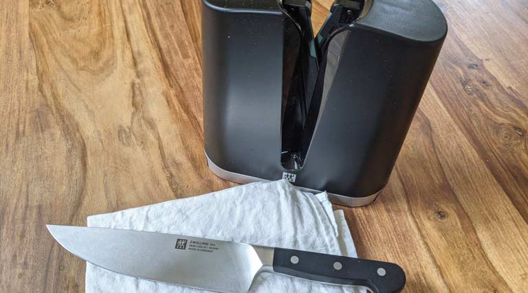 zwilling v edge messerschaerfer test