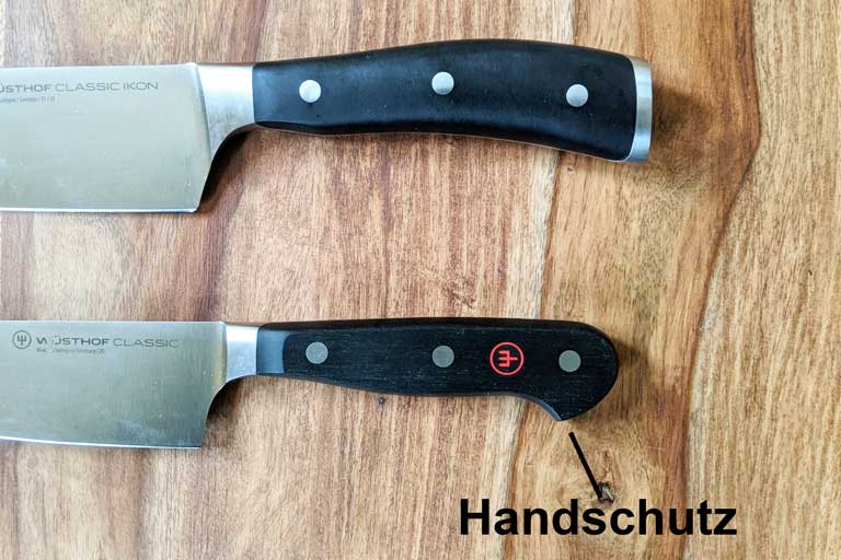 wuesthoif classic kochmesser handschutz griff 1