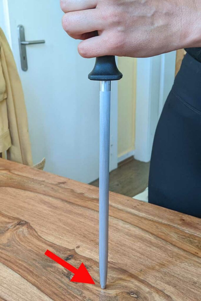 wetzstahl benutzen messer richtig wetzen anleitung