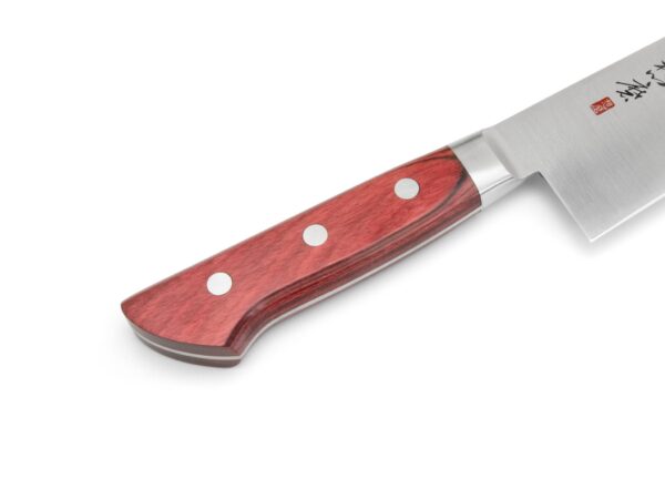 Seki Souma (Fujiwara Kanefusa) FKM Gyuto (180mm, 210mm, 240mm) Wine Red (Edelstahl) – Bild 3
