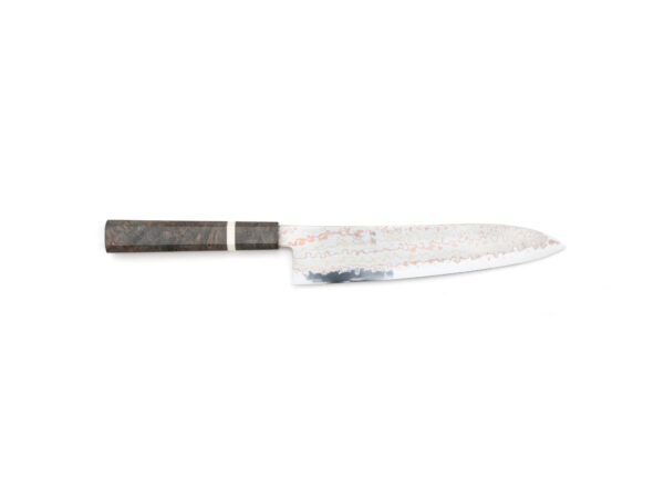 Hatsukokoro Hayabusa B2/S Rainbow Damast Gyuto (210mm)