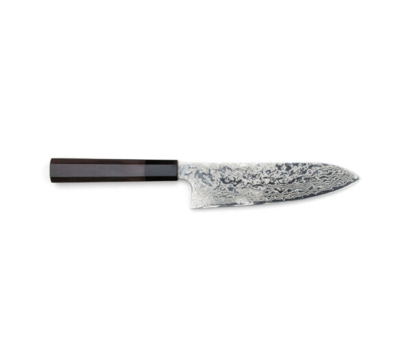 Hatsukokoro Ginga ATS-34 Damast Santoku (180mm)