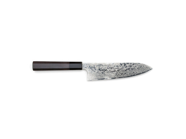 Hatsukokoro Ginga ATS-34 Damast Santoku (180mm)