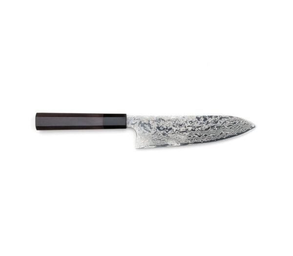 Hatsukokoro Ginga ATS-34 Damast Santoku (180mm)