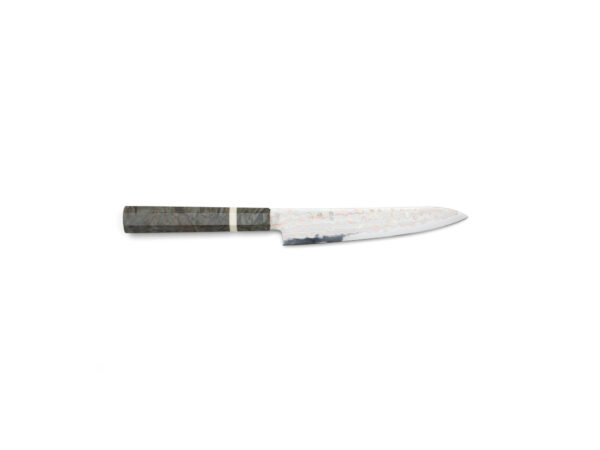 Hatsukokoro Hayabusa B2/S Rainbow Damast Petty (150mm)