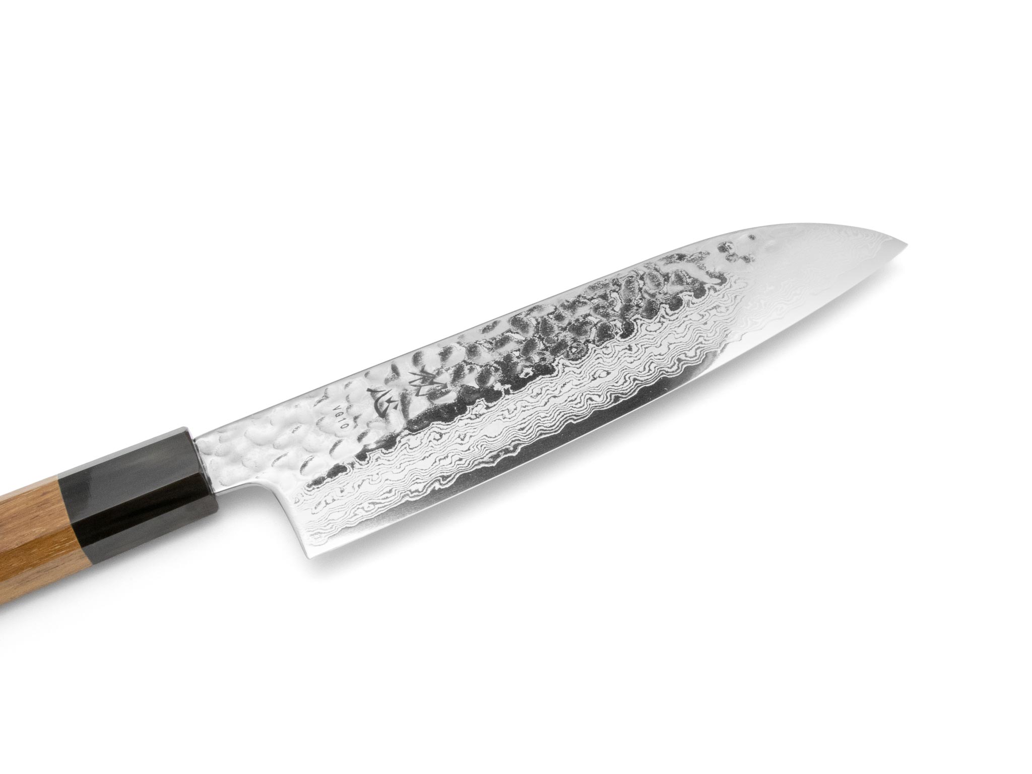 Hatsukokoro Hayabusa VG10 Tsuchime Damast Santoku (180mm) – Bild 2