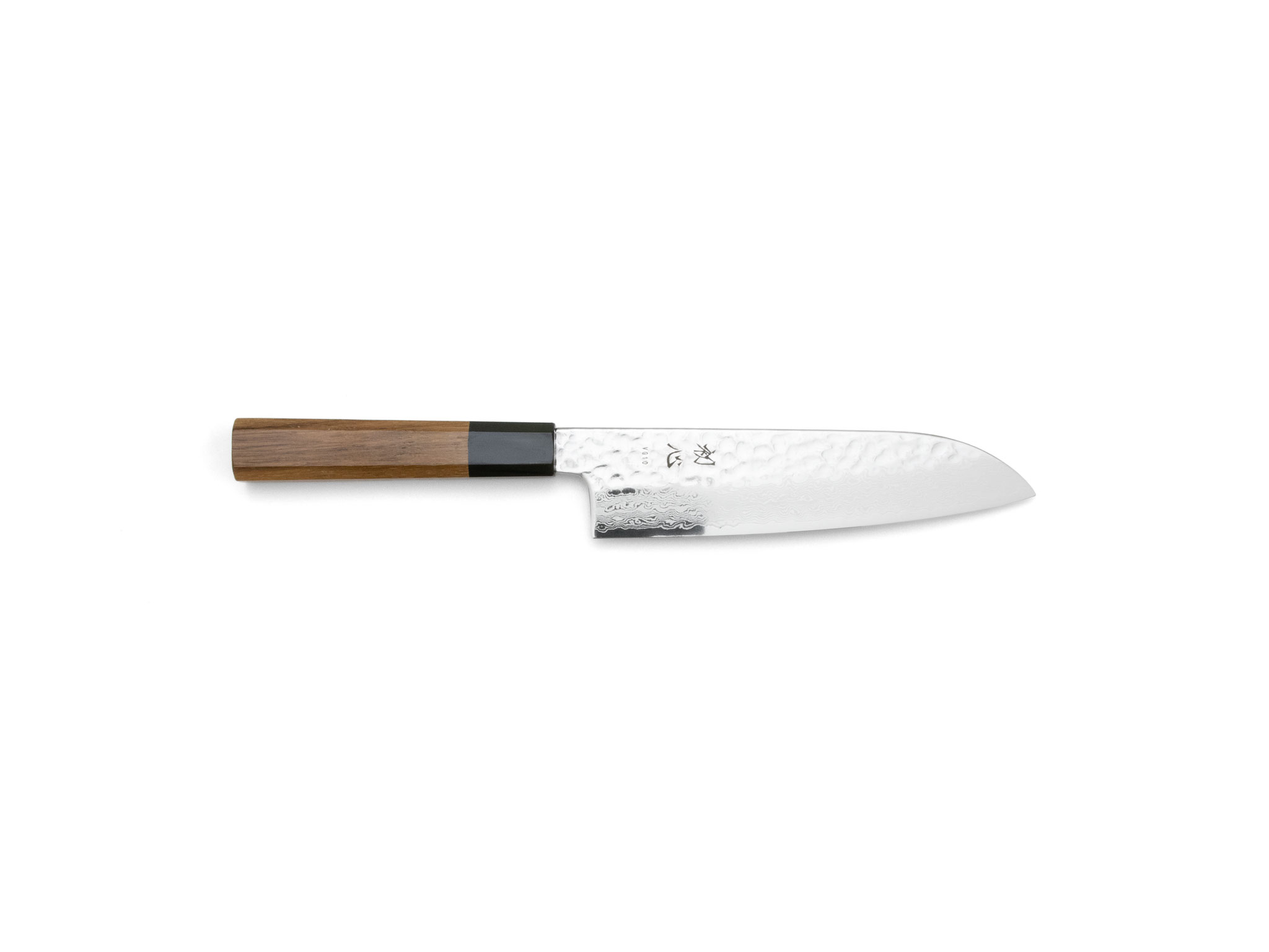 Hatsukokoro Hayabusa VG10 Tsuchime Damast Santoku (180mm)