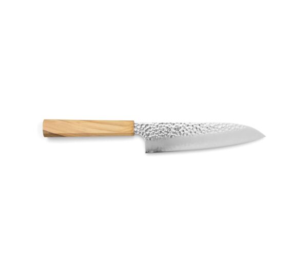 Hatsukokoro Hayabusa VG10 Tsuchime Santoku (180mm)