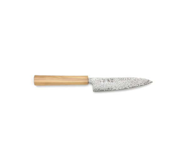 Hatsukokoro Hikari SLD Kurozome Damast Petty (130mm)