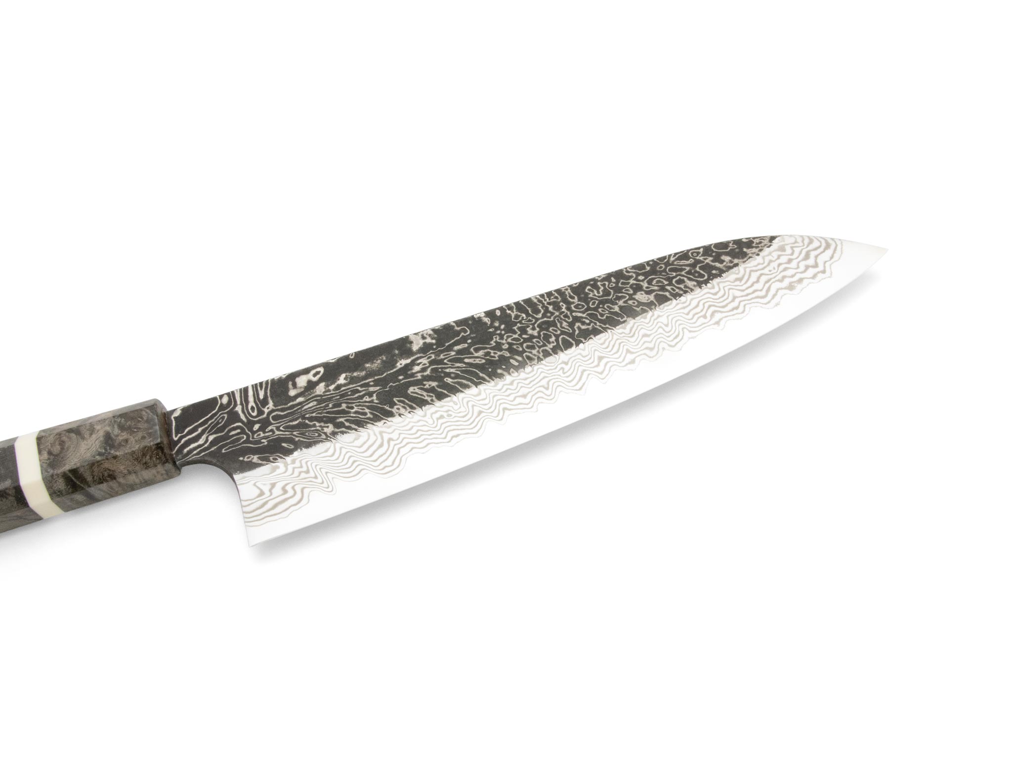 Hatsukokoro x Nigara Yorokobi Special SLD Kuro-Damast Gyuto (210mm) – Bild 2