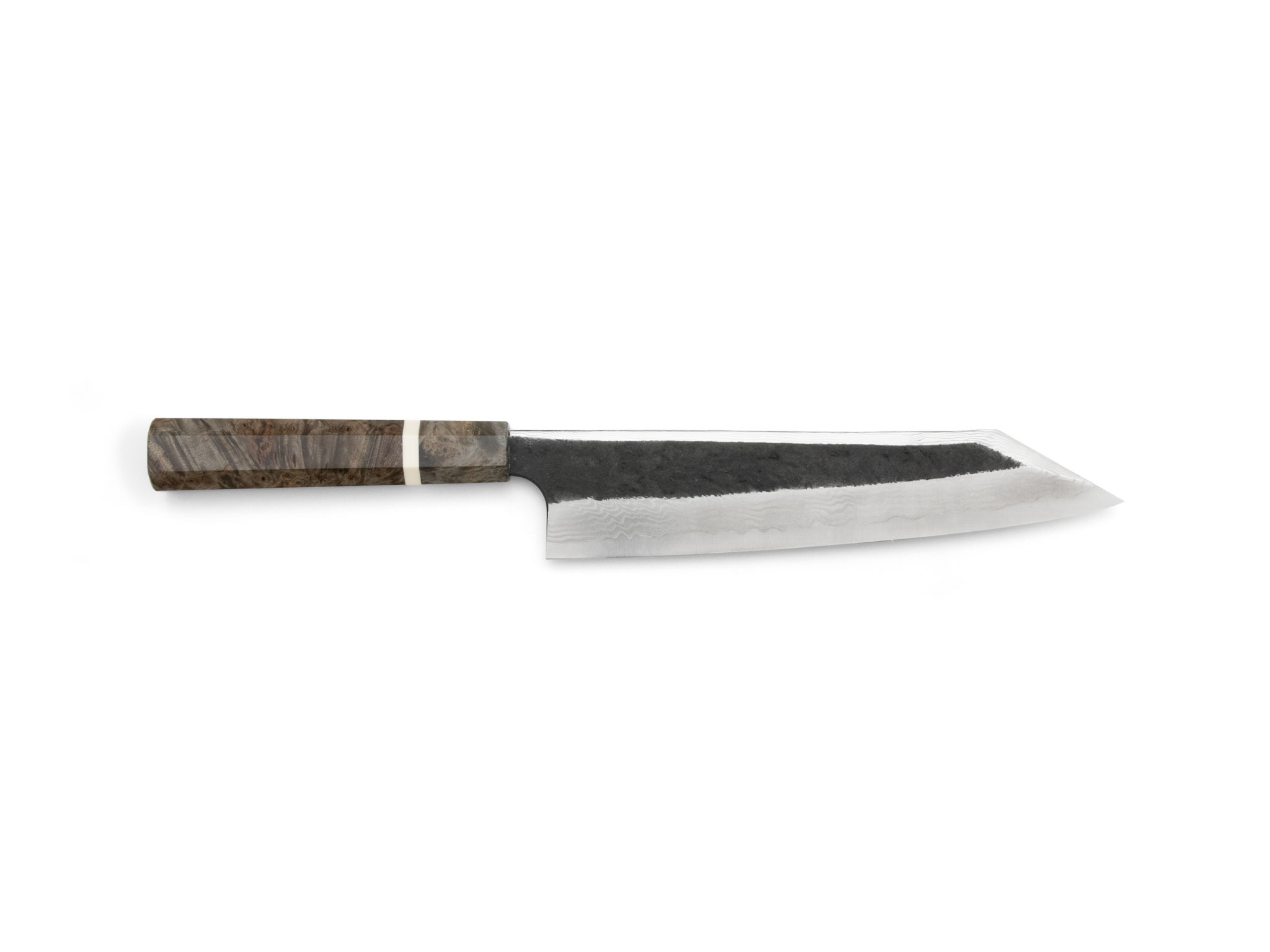 Hatsukokoro x Nigara Yorokobi SLD Kuro-Damast Kiritsuke Gyuto (240mm)