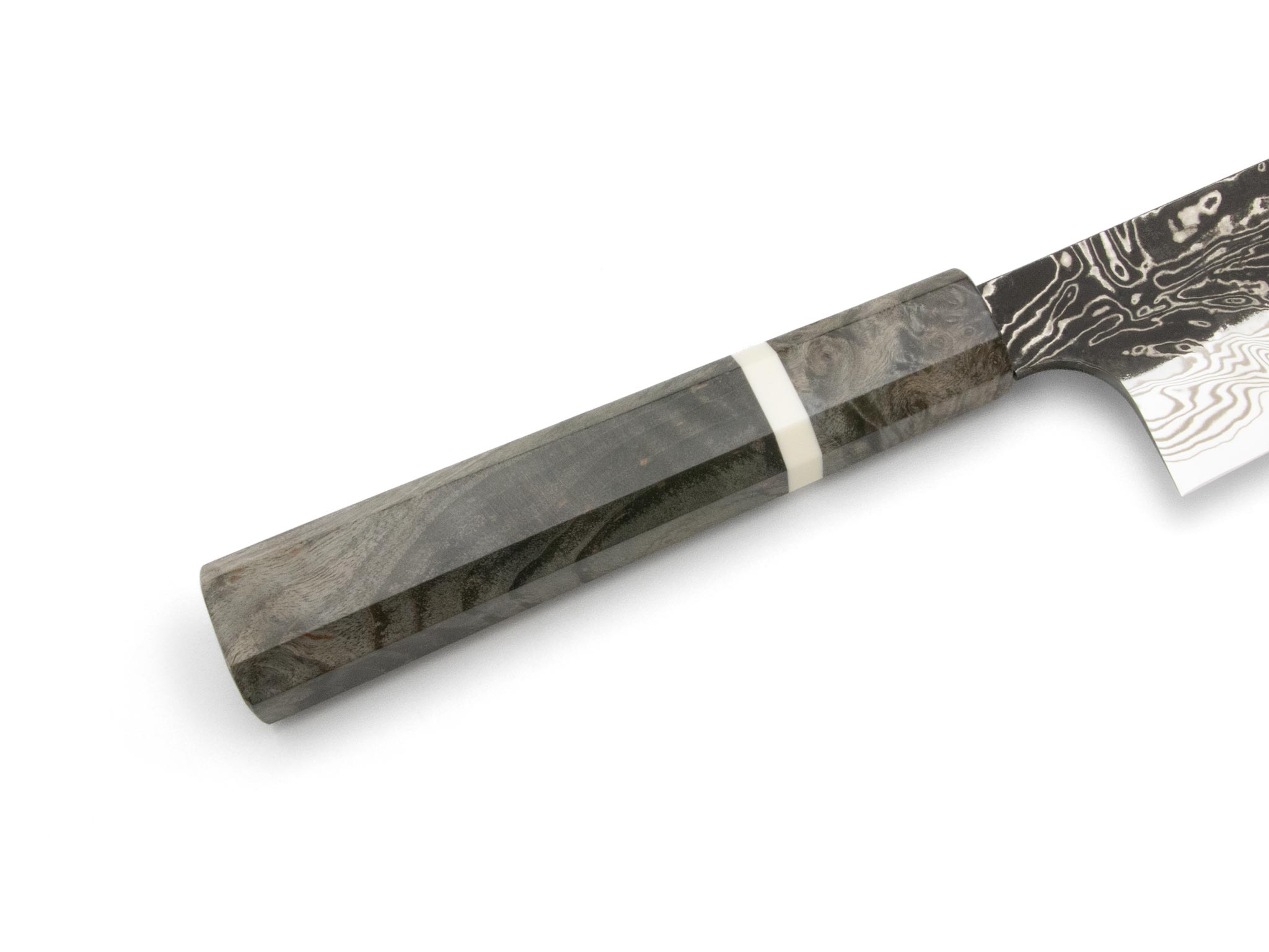 Hatsukokoro x Nigara Yorokobi Special SLD Kuro-Damast Gyuto (210mm) – Bild 3