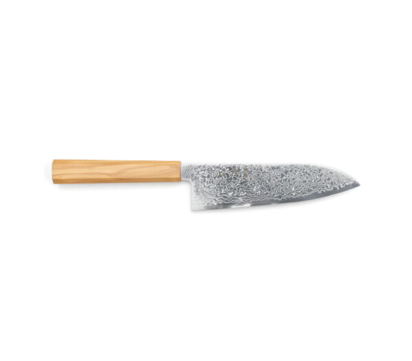 Hatsukokoro Ryuhyo SG2 Damast Santoku (180mm)