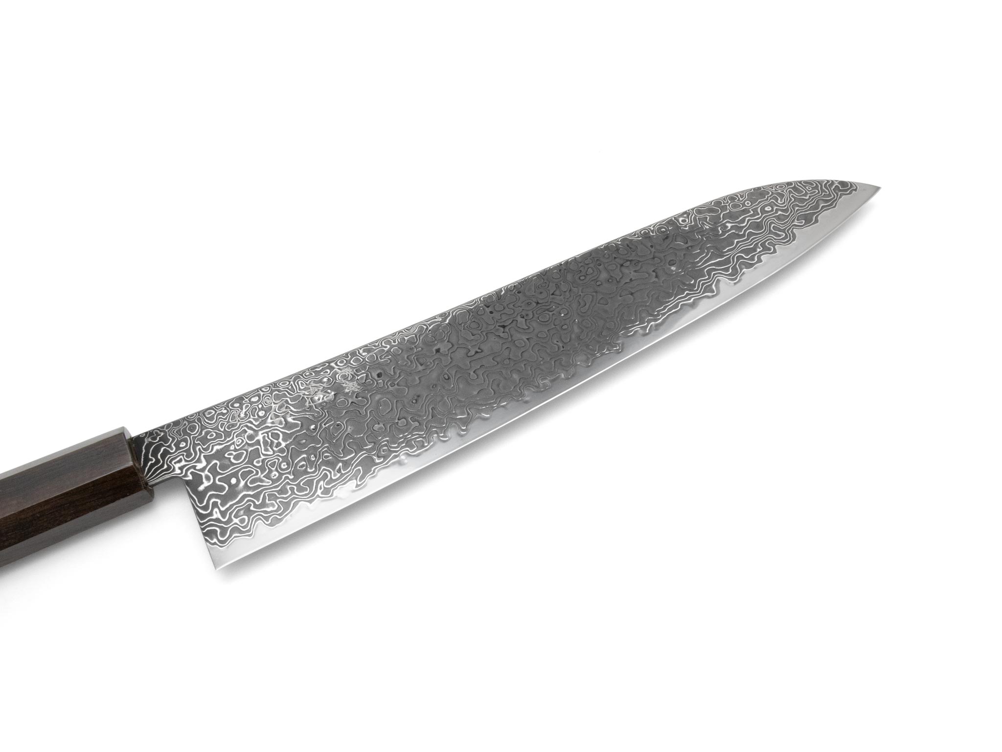 Hatsukokoro Ryuhyo Kurozome SG2 Damast Gyuto (240mm) – Bild 2