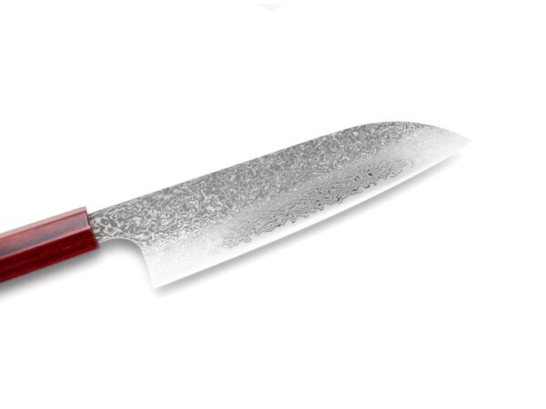 Kei Kobayashi SG2 Damast Santoku Red (165mm) – Bild 2