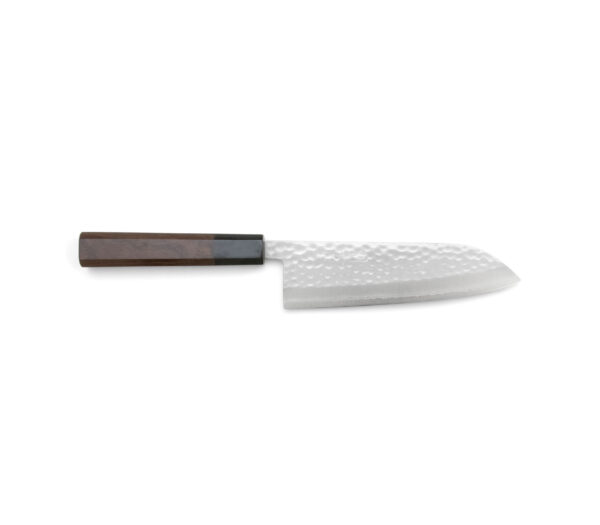 Masutani Kokuryu VG10 Tsuchime-Damast Santoku (170mm) (Wa) (Walnuss)