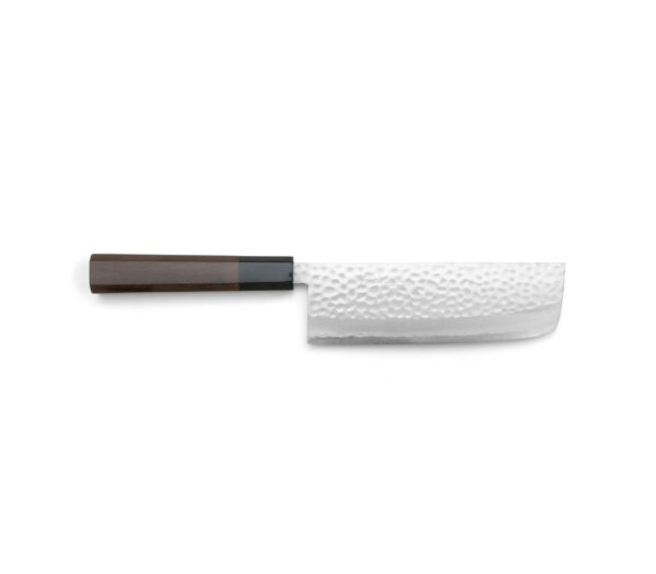 Masutani Kokuryu VG10 Tsuchime-Damast Nakiri (165mm) (Wa) (Walnuss)
