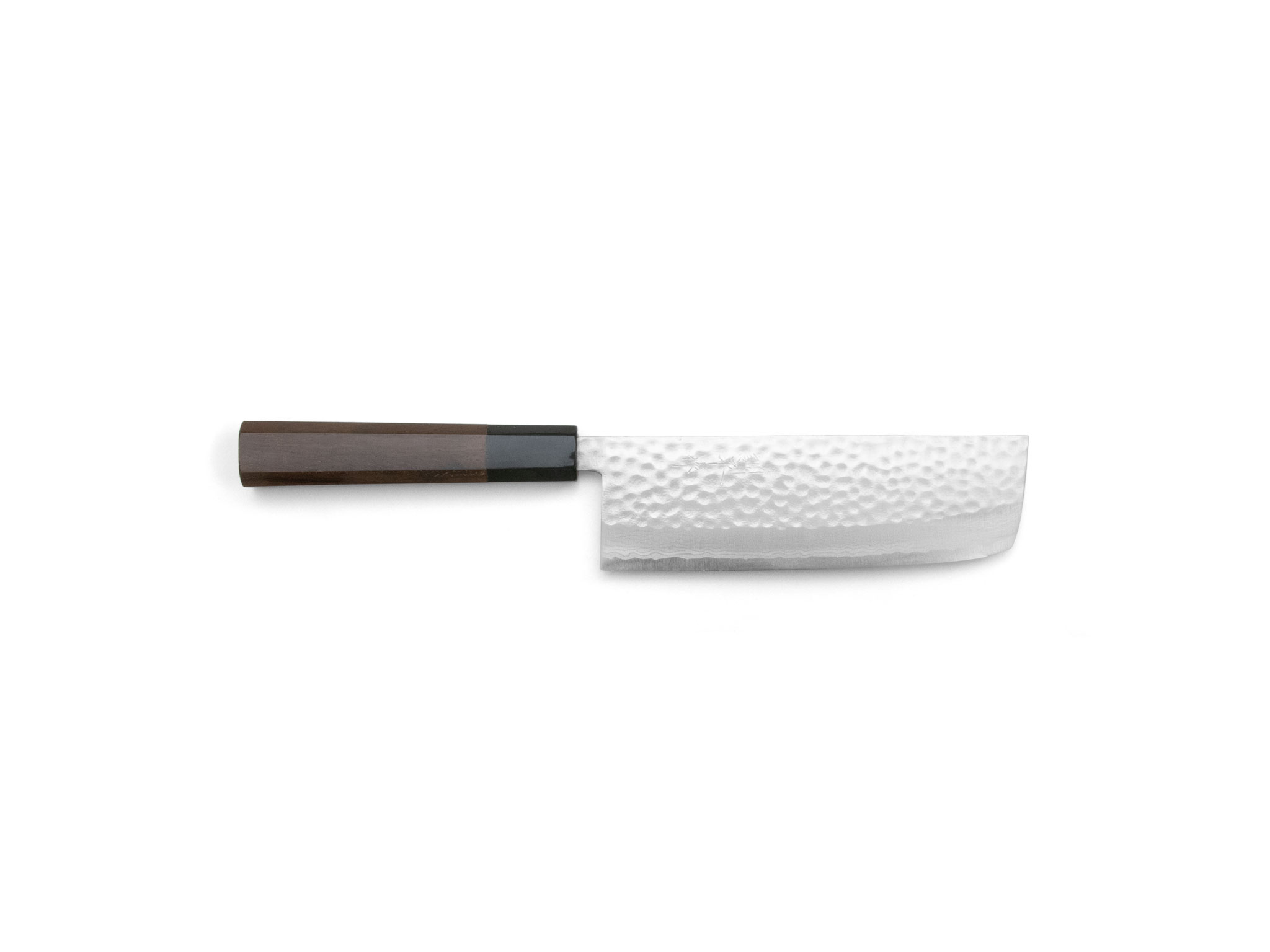 Masutani Kokuryu VG10 Tsuchime-Damast Nakiri (165mm) (Wa) (Walnuss)