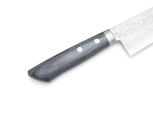 Masutani Sairyu VG10 Damast Santoku (170mm) (Blau) – Bild 3