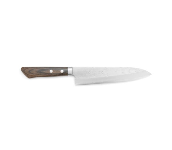 Masutani Sekka VG10 Nashiji-Damast Gyuto (180mm) (Brown)