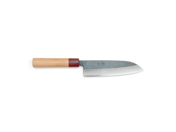 Muneishi Aogami #2 (B2) Kuro Damast Santoku (165mm)