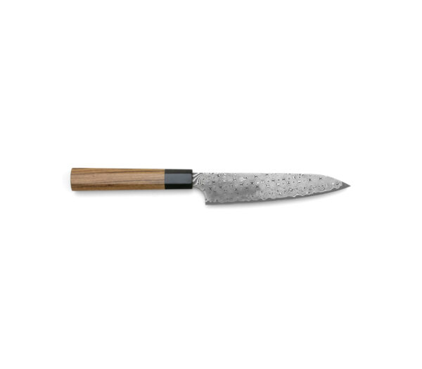 Nigara Anmon SG2 Damast Petty (150mm) (Teak)