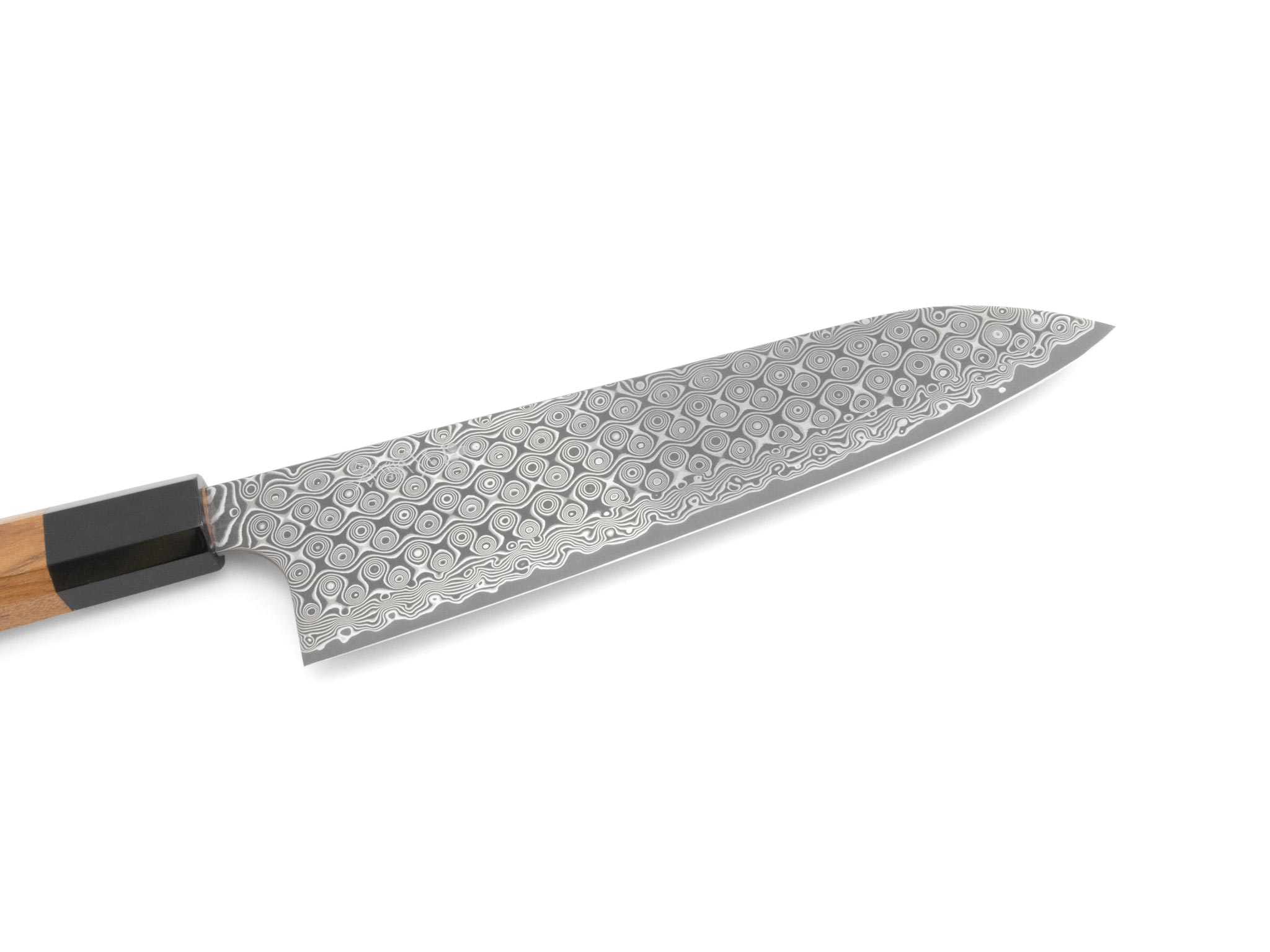 Nigara Anmon SG2 Damast Gyuto (Teak) (210mm, 240mm) – Bild 2