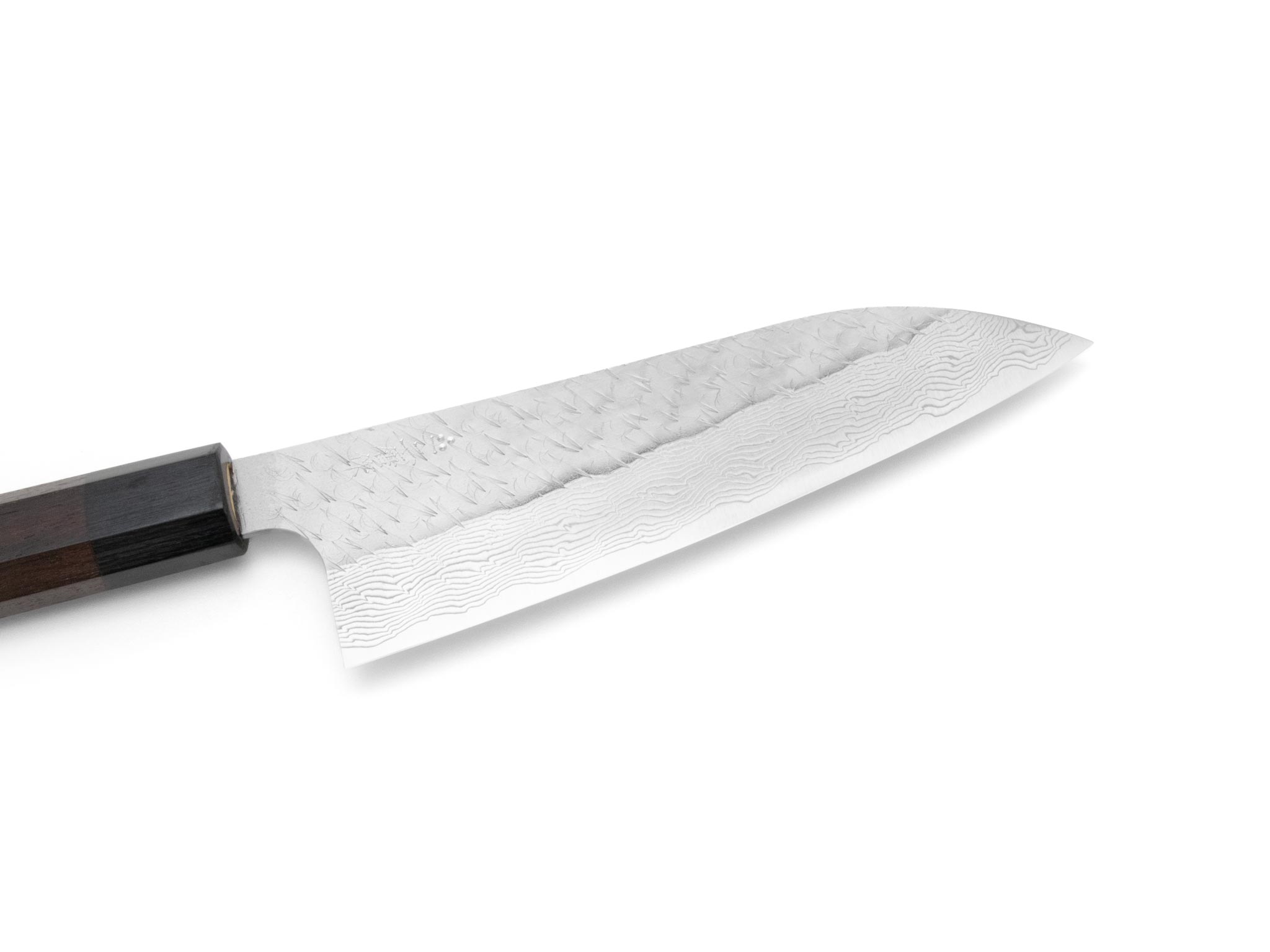 Nigara SG-STRIX Tsuchime-Damast Santoku (165mm) – Bild 2