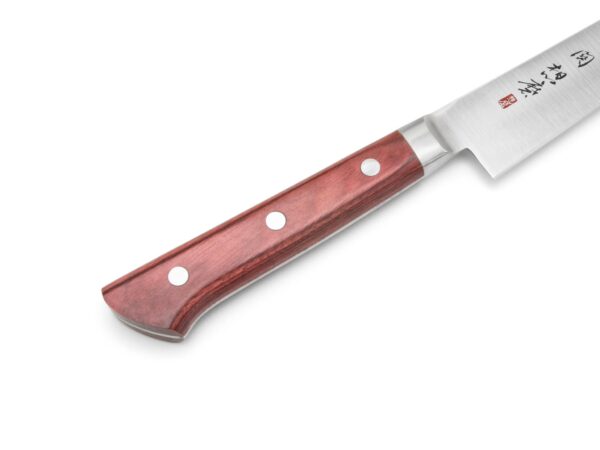 Seki Souma (Fujiwara Kanefusa) FKM Petty (150mm) Wine Red (Edelstahl) – Bild 3