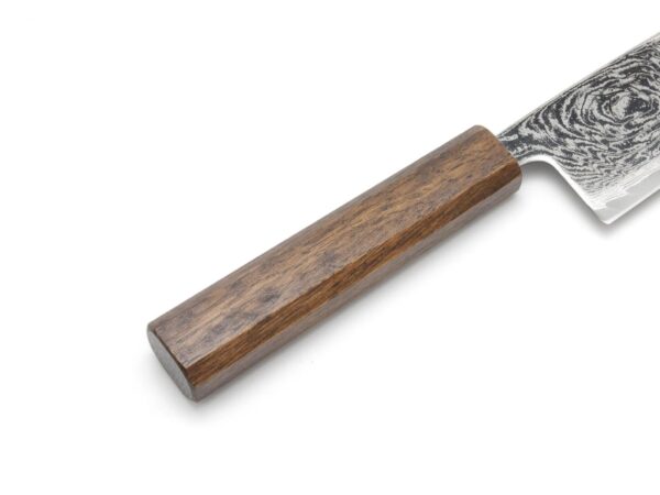 Tsunehisa Nami AUS10 Santoku 170mm (Wa), Damastmesser – Bild 3