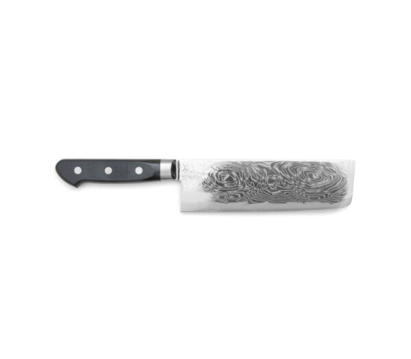 Tsunehisa Nami AUS10 Damast Nakiri Black (165mm) (Westlich)