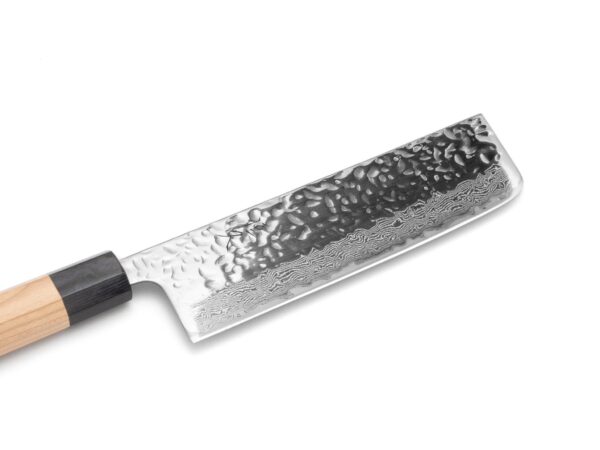 tsunehisa-aus10-tsuchime-damascus-nakiri-cherry-side