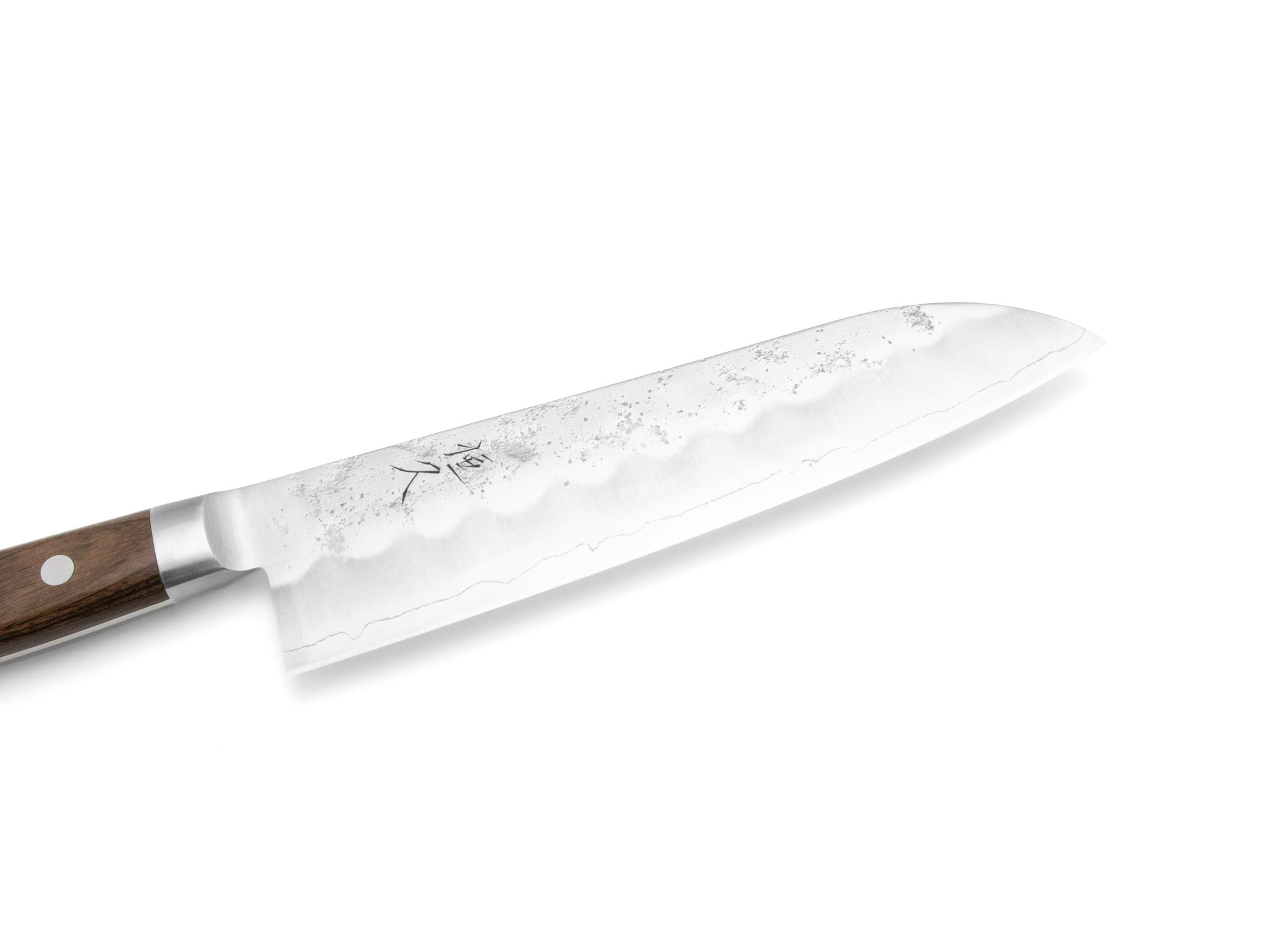 Tsunehisa Ginsan Nashiji Santoku Westlich (Brown) (180mm) – Bild 2