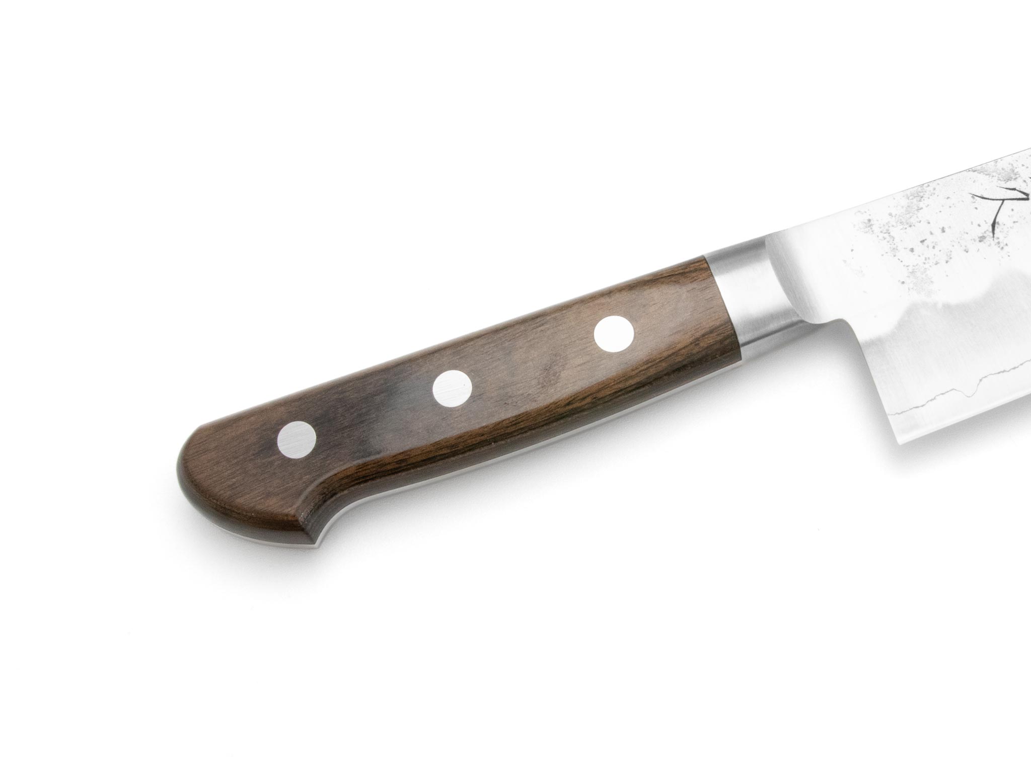 Tsunehisa Ginsan Nashiji Gyuto 210mm (Westlich) (Brown) – Bild 3