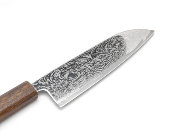 Tsunehisa Nami AUS10 Santoku 170mm (Wa), Damastmesser – Bild 2