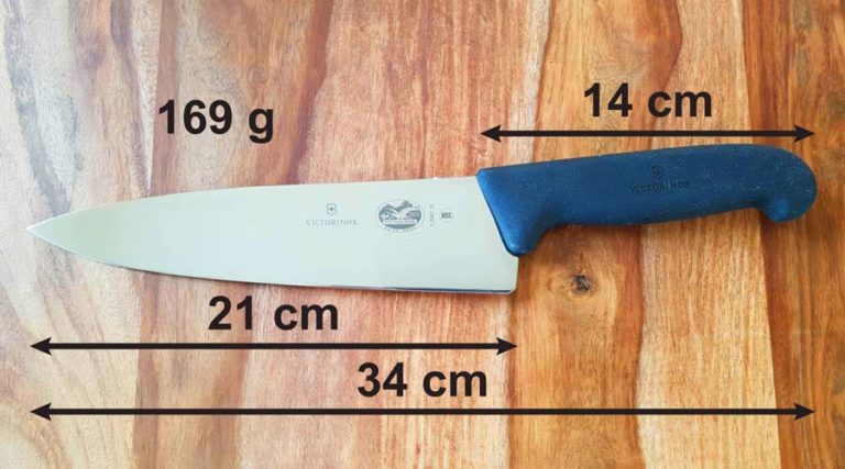 Victorinox Tranchiermesser Kochmesser Küchenmesser Messer Fibrox Länge 20 cm