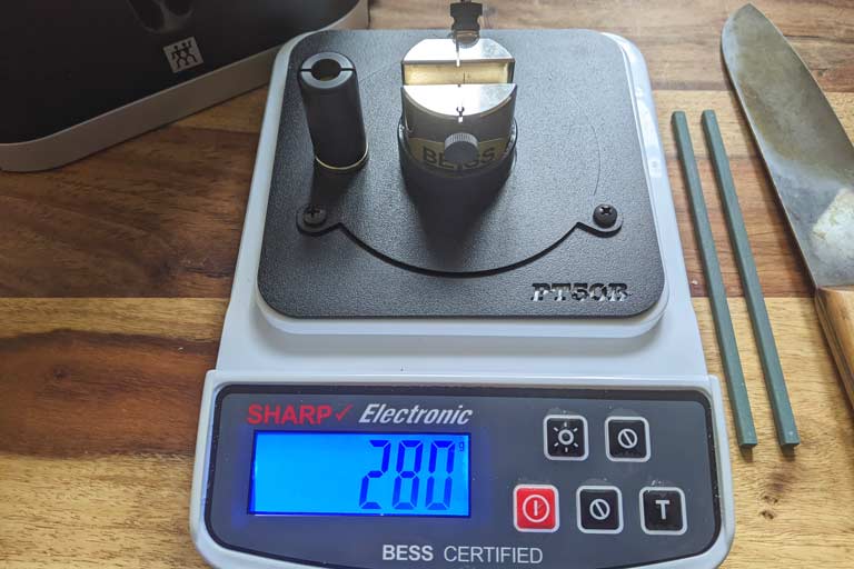 v edge carbonstahl test mittelfein