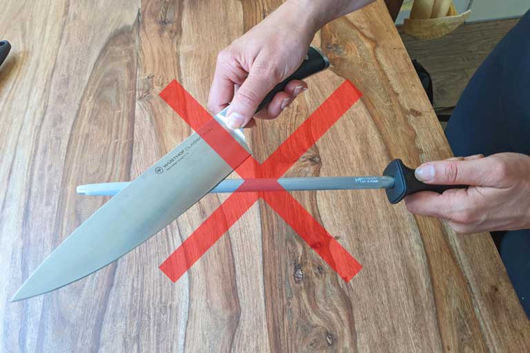 Messer schärfen Wetzstähle & Wetzstäbe richtig benutzen