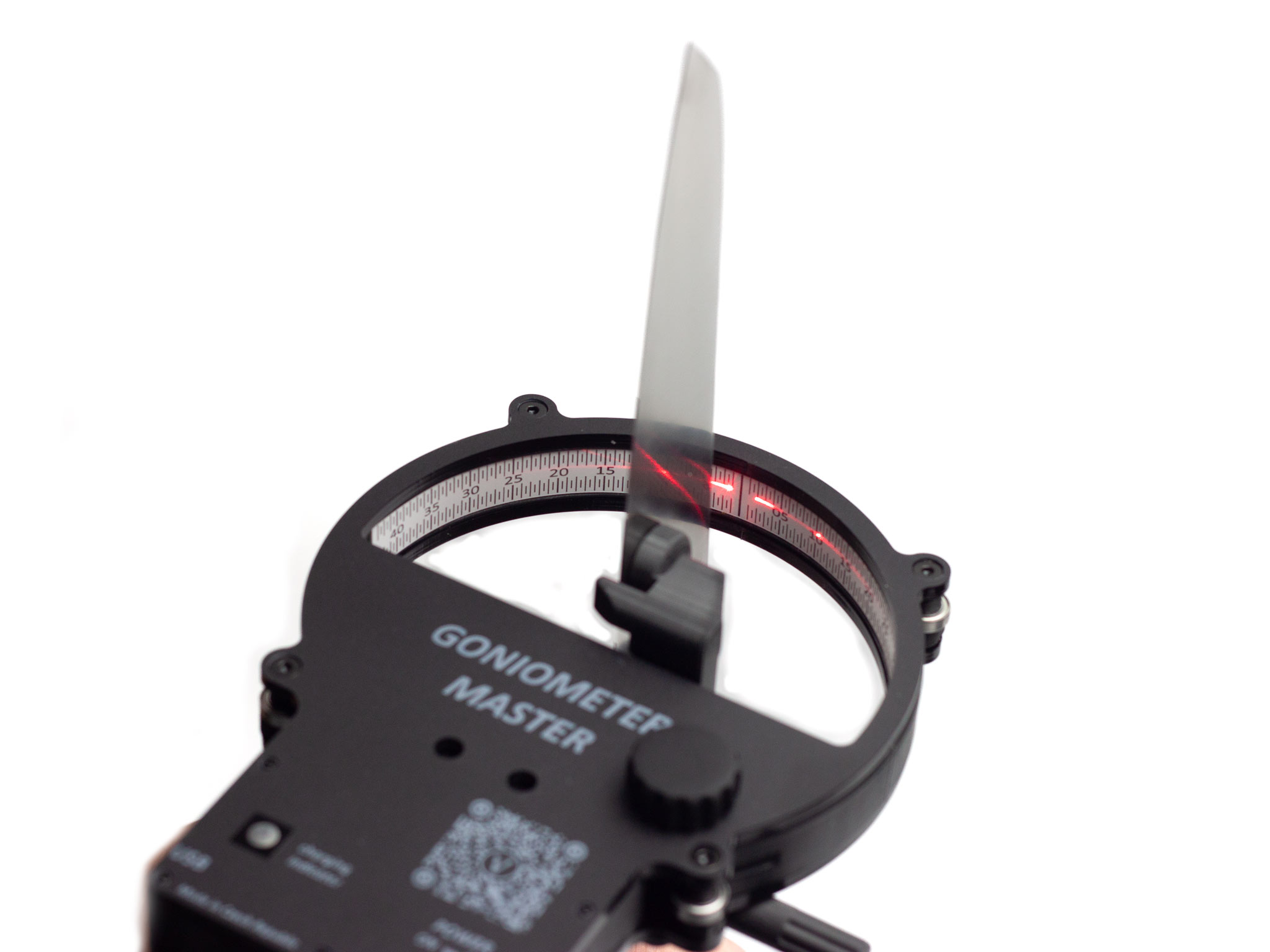 Laser Goniometer für Messer messermojo.de