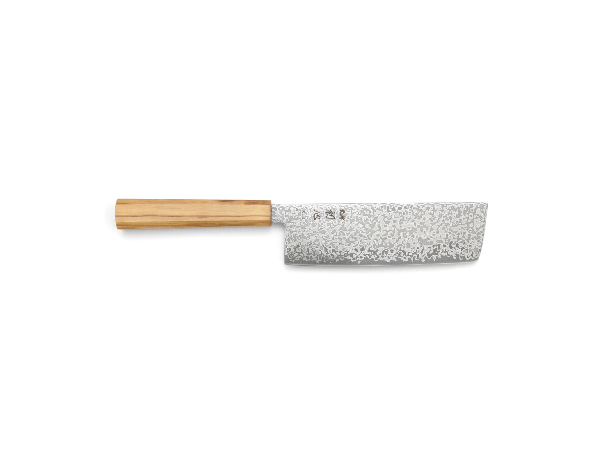 Hatsukokoro Hikari SLD Kurozome Damast Nakiri (160mm)