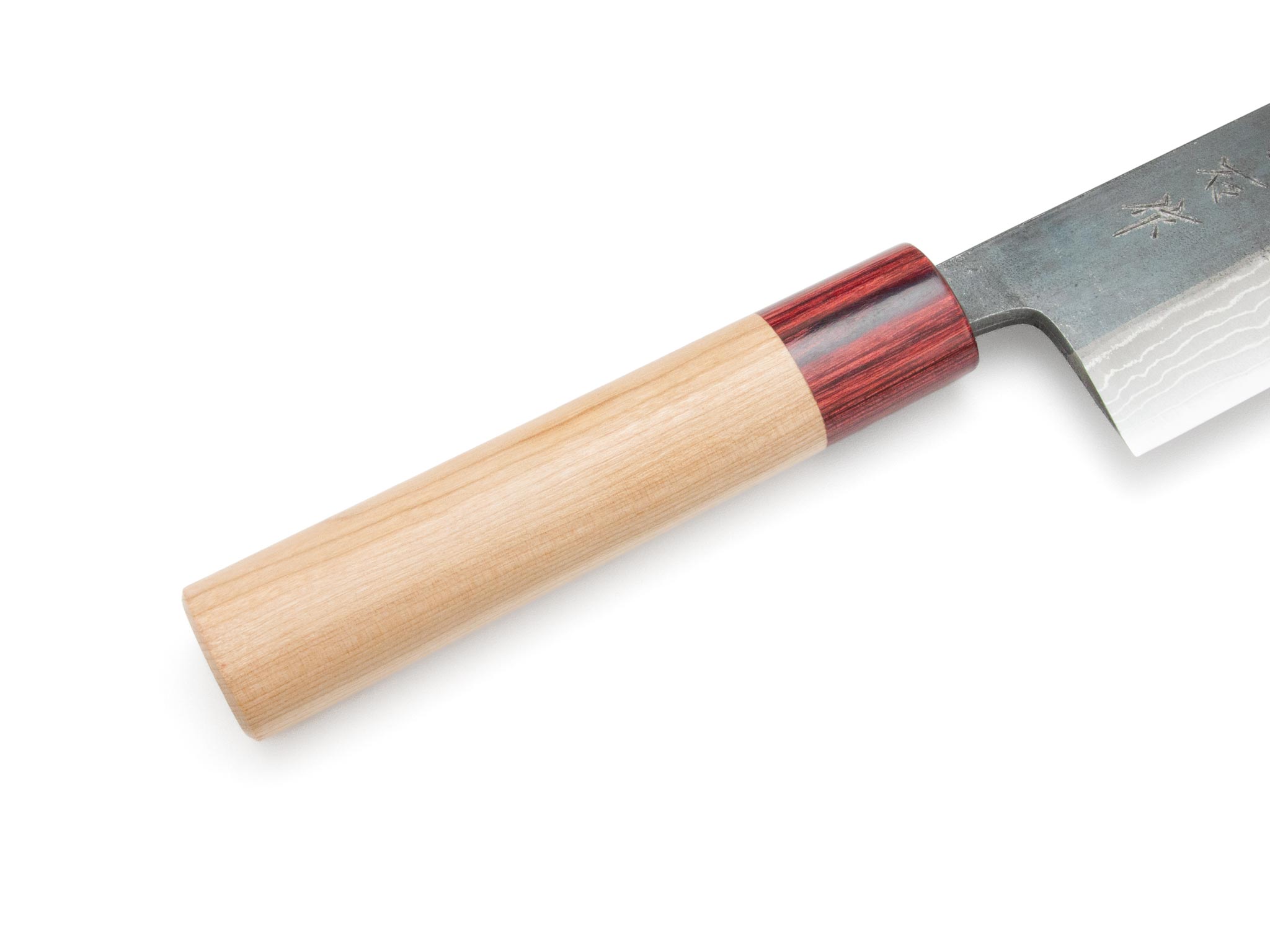 Muneishi Aogami #2 (B2) Kuro Damast Santoku (165mm) – Bild 3