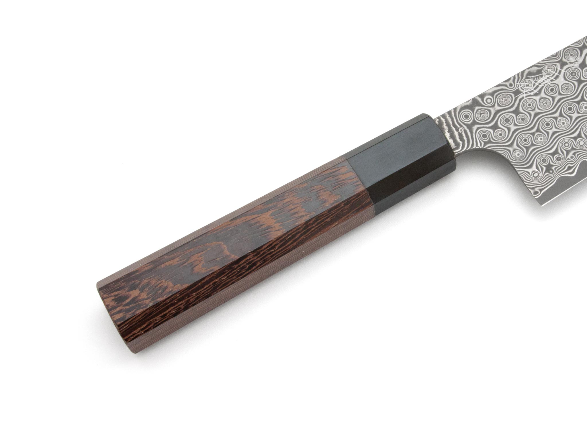 Nigara Anmon SG2 Damast Kiritsuke Nakiri (170mm) – Bild 3