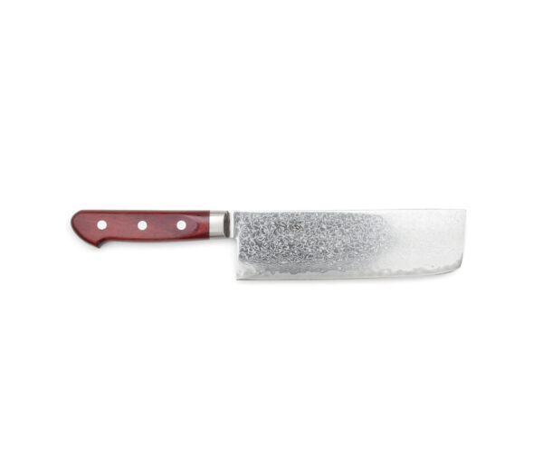 Tsunehisa AUS10 Nakiri Damastmesser "Wine Red" (165mm)
