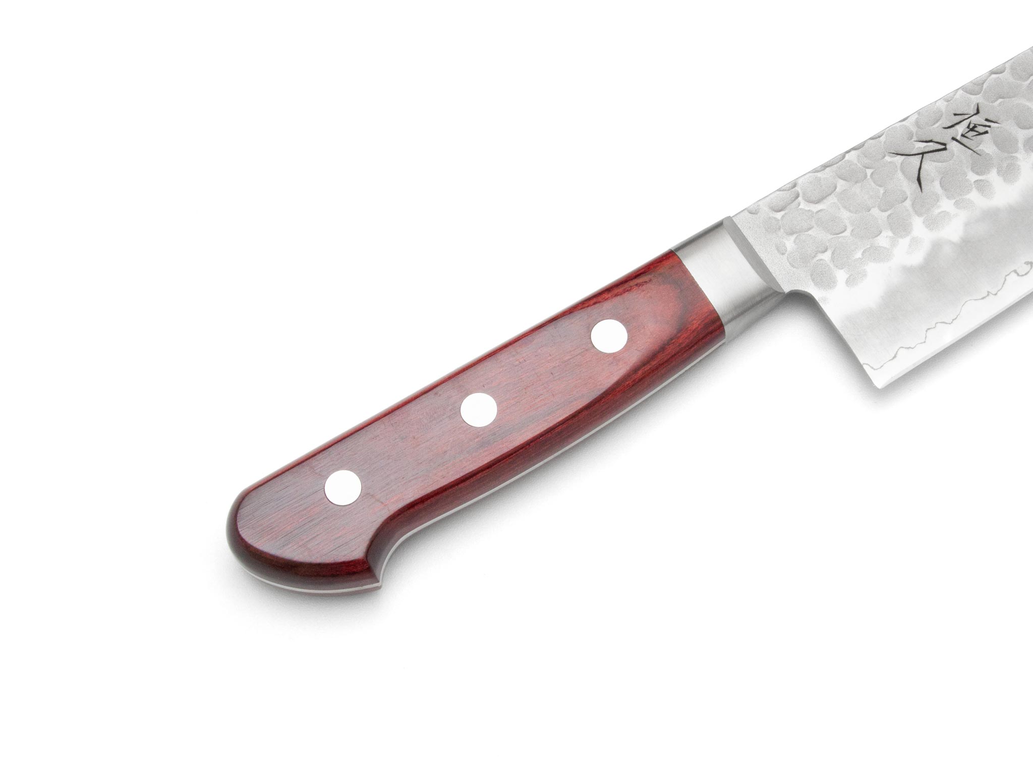 Tsunehisa AUS8 Tsuchime Santoku Red (180mm) – Bild 3