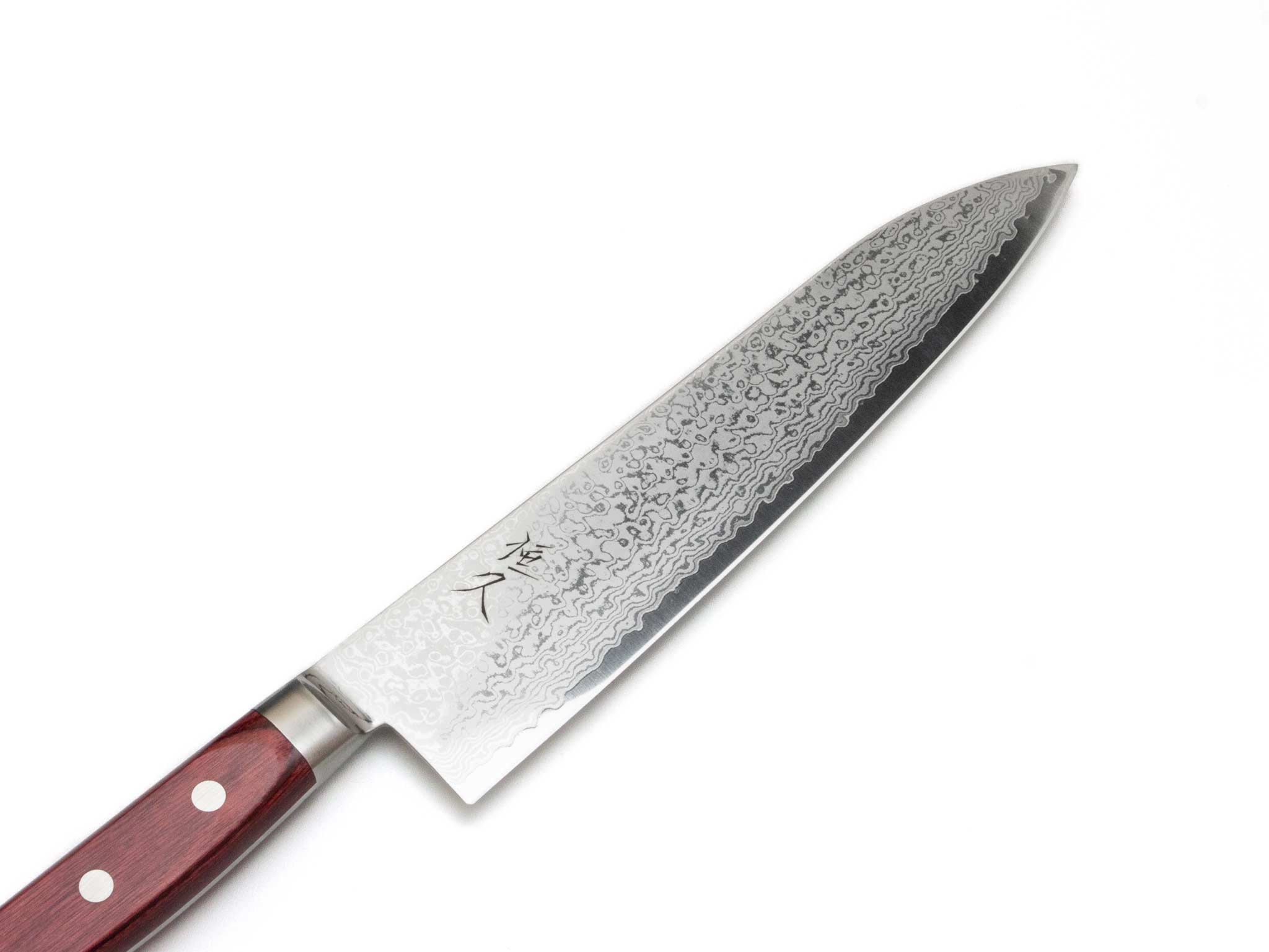 Tsunehisa VG10 Damast Gyuto Red (210mm) – Bild 3
